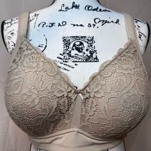 Rhonda Shear Lace Beige Bra